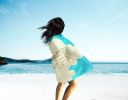 Pomeranian Surf's Up Oversized Beach Towel