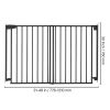 Wide Stair Gate for Dogs, No Bottom Bar Design