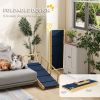 Natural Wood Adjustable Ramp for Beds & Sofas
