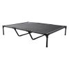 Elevated Cooling Bed for Large Dogs, Gray