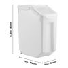 Airtight Pet Food Storage Bin with Wheels, 2-Pack