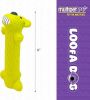 Red Loofa Latex Squeaky Toy