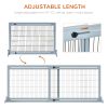 Freestanding Extra-Wide Pet Gate - Blue Gray