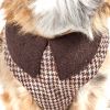 Houndsome Reversible Plaid Harness & Leash Set