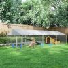 Large Dog Outdoor Kennel with Waterproof Roof