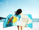 Doberman Surf Beach Towel, Oversized Plush