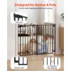 Tall Compact Stair Gate for Dogs, No Bottom Bar