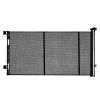 Extra-Wide Retractable Mesh Dog Gate - Black