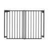 Tall Compact Stair Gate for Dogs, No Bottom Bar