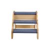 3-Step Wood Pet Stairs for Beds & Sofas