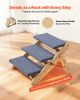 3-Step Wood Pet Stairs for Beds & Sofas #2