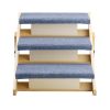 3-Step Wood Pet Stairs for Beds & Sofas #2