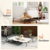 Elevated Mesh Dog Bed for Large Breeds, Beige