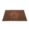 Dirty Dog Door Mat in Mocha Brown