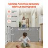 Retractable Mesh Dog Gate - Compact, Gray