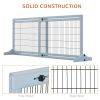 Freestanding Extra-Wide Pet Gate - Blue Gray