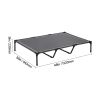 Elevated Cooling Bed for Large Dogs, Gray