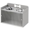 Elevated Dog Bowls with Storage Cabinet & Slow Feeder