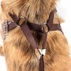 Houndsome Reversible Plaid Harness & Leash Set