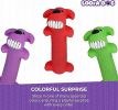 Red Loofa Latex Squeaky Toy