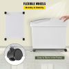 Rolling Airtight Pet Food Storage Bins, Set of 3