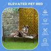 XL Elevated Dog Bed with Carry Bag, Tan