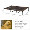 XL Elevated Dog Bed with Carry Bag, Tan