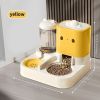 Gravity Feeder & Water Dispenser Set, Yellow