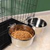 Hanging Crate Bowl with Clamp Holder