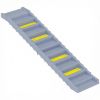 Foldable Dog Car Ramp with Anti-Slip Steps, Gray