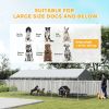 Heavy-Duty Outdoor Dog Kennel with Waterproof Roof