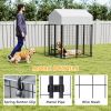 Outdoor Dog Kennel with Roof for Small to Medium Dogs