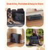 4-Step Folding Dog Car Stairs, Non-Slip Support