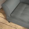 Tufted Storage Sofa Bed in Gray
