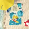 Fawn Pug Oversized Beach Towel