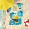 Grey Newfoundland Oversized Beach Towel