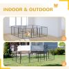 24-Panel Modular Playpen for Small & Medium Dogs
