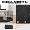 Foldable 8-Panel Dog Playpen with Washable Bottom Pad