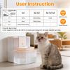 Smart Cordless Pet Water Fountain, Dual Tank