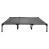 Elevated Cooling Bed for Large Dogs, Gray
