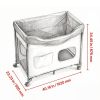 Elevated Dog Bed with Waterproof Oxford Bottom Den