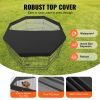 Octagon Dog Playpen with Weatherproof Top Cover