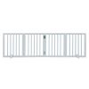 Foldable Freestanding Dog Gate, White