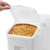 Airtight Pet Food Storage Bin with Wheels, 2-Pack