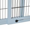 Freestanding Extra-Wide Pet Gate - Blue Gray