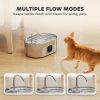 Stainless Steel Pet Water Fountain, Silver