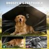 Outdoor Dog Shade Shelter with Canopy, Black