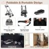 3-in-1 Pet Stroller with Removable Carrier