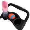 3-Wheel Foldable Pet Stroller with Mesh Windows