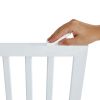 Foldable Freestanding Dog Gate, White